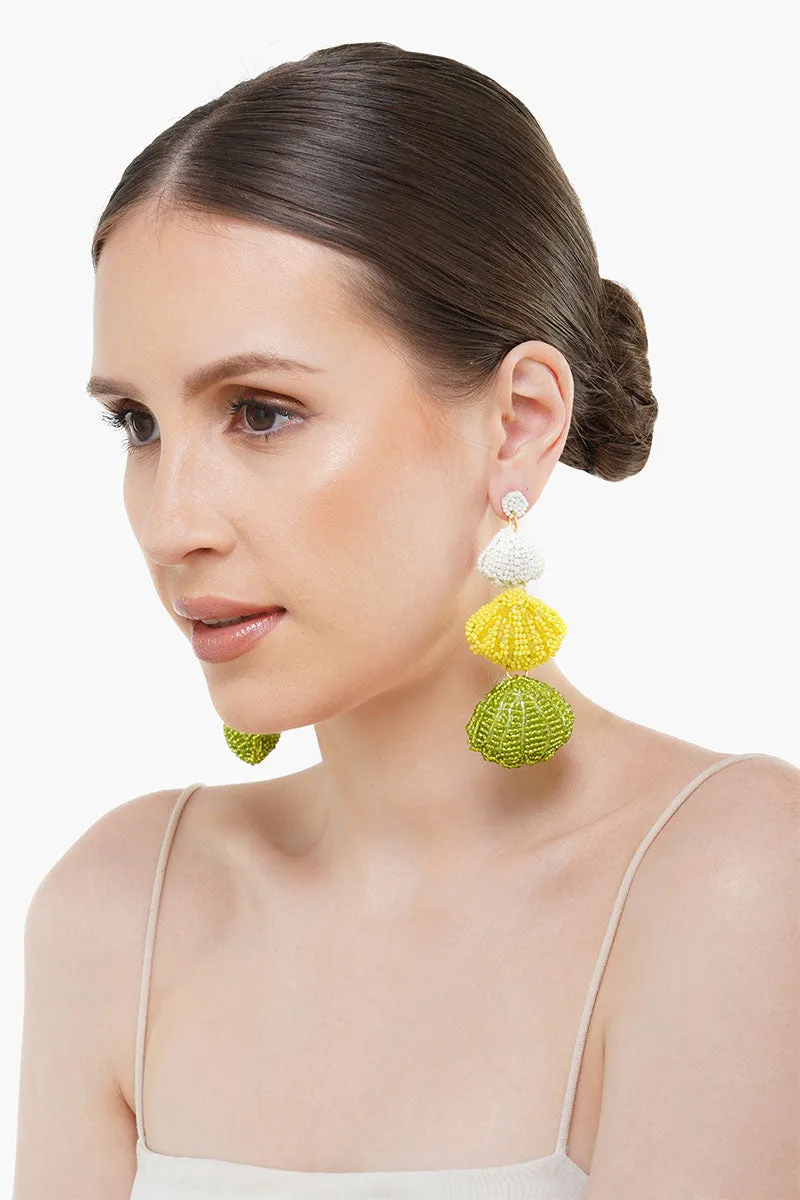 Citrus Seashell Earring sold by America & Beyond product image thumbnail 4