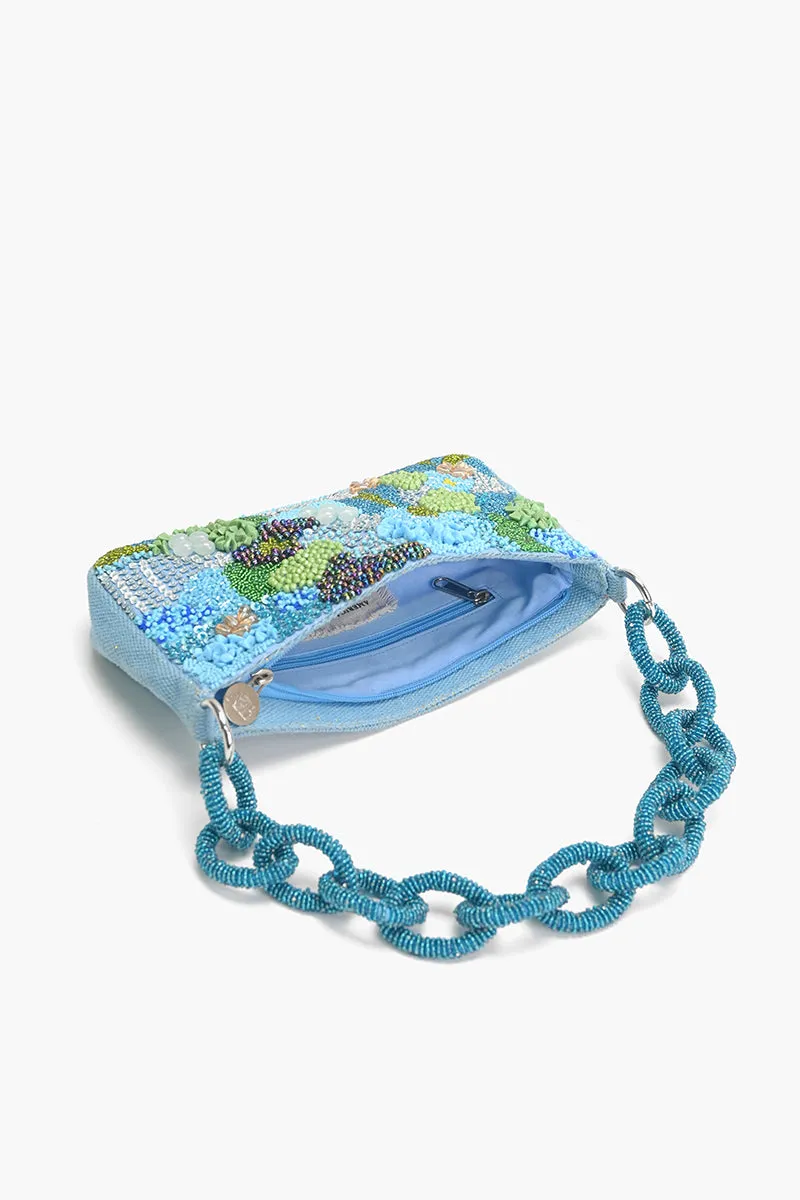 Blue Lagoon Glam Shoulder Bag sold by America & Beyond product image thumbnail 5