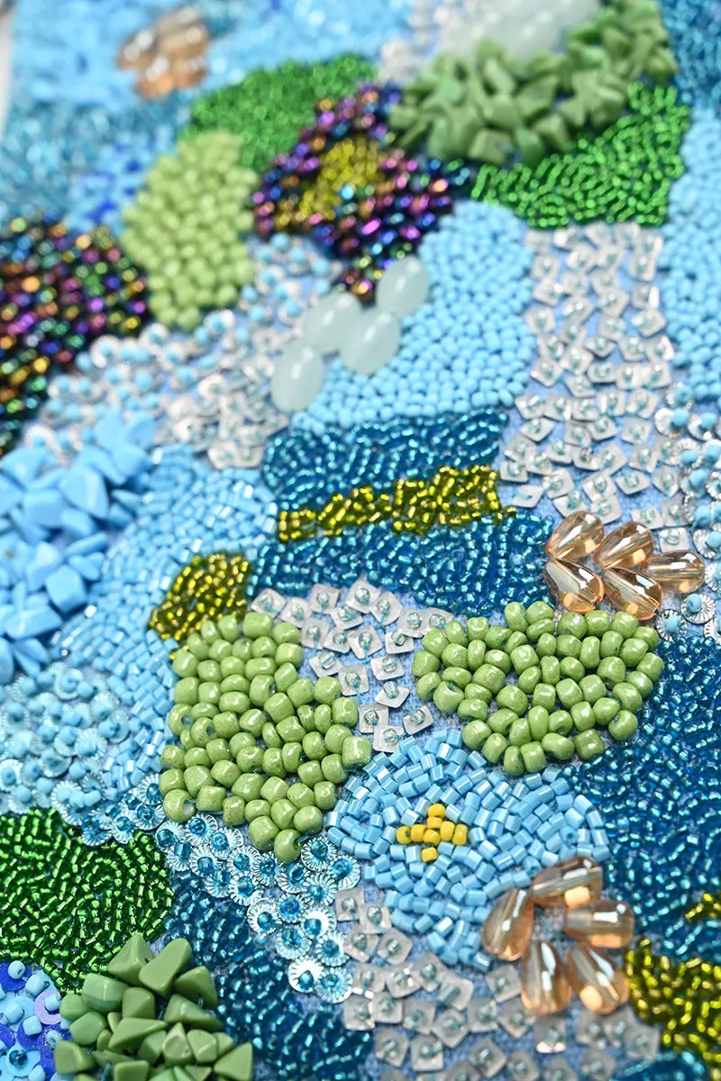 Blue Lagoon Glam Shoulder Bag sold by America & Beyond product image thumbnail 2