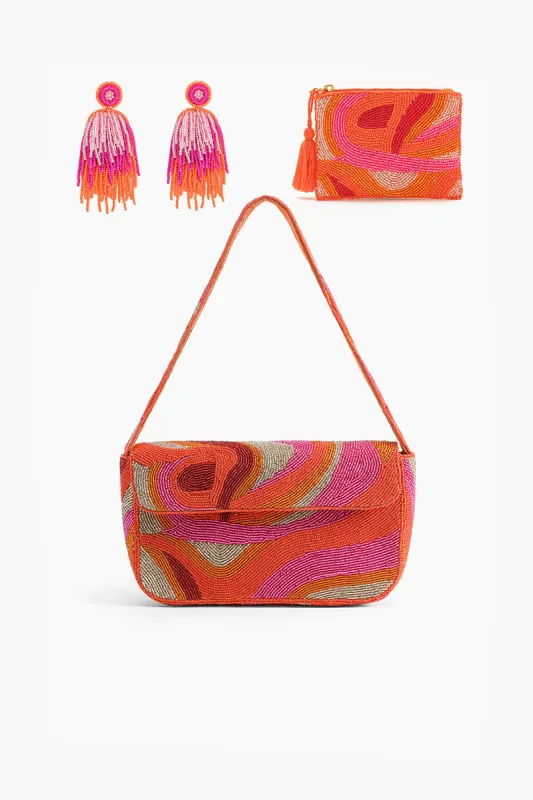 Golden Poppy Glam Shoulder Bag Trio sold by America & Beyond