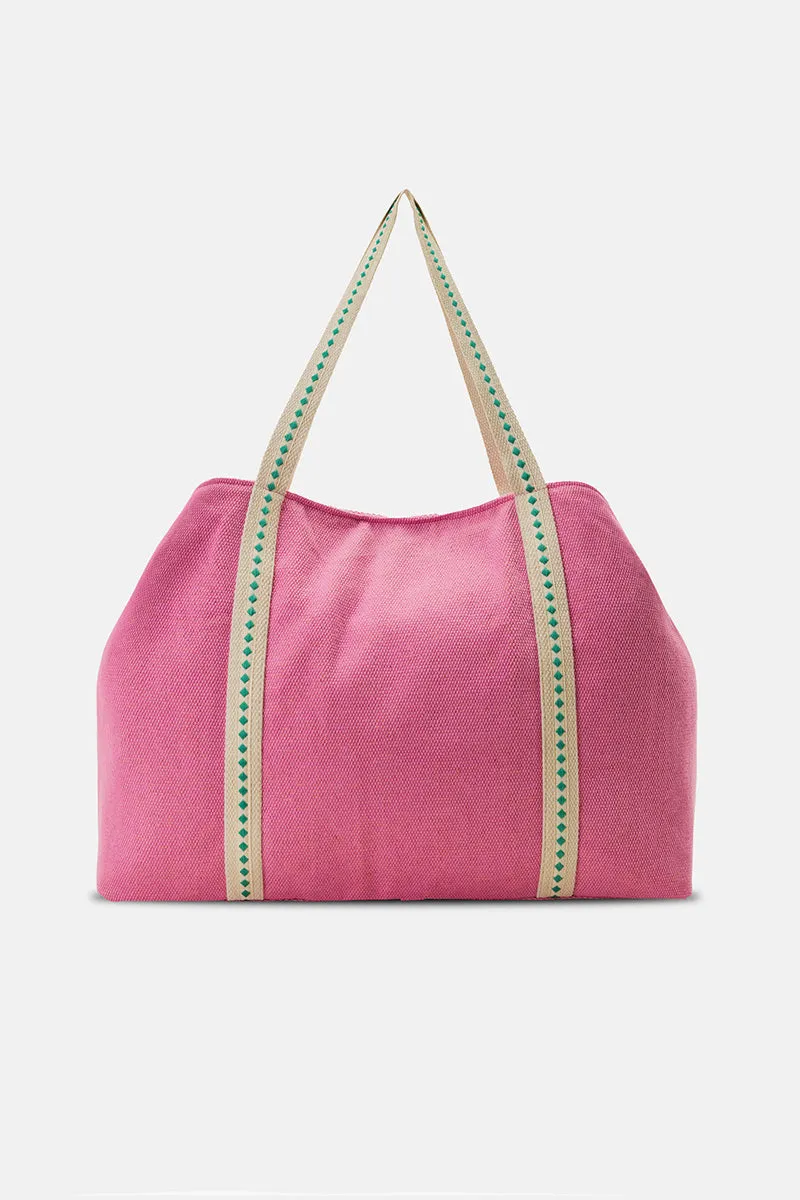 Lily Pond Artisan Beaded Feminine Oversized Tote sold by America & Beyond product image thumbnail 5