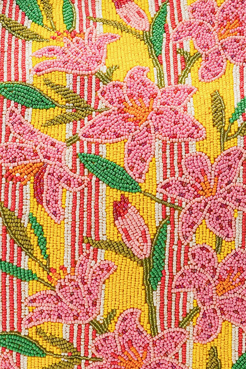 Lily Pond Artisan Beaded Feminine Oversized Tote sold by America & Beyond product image thumbnail 3