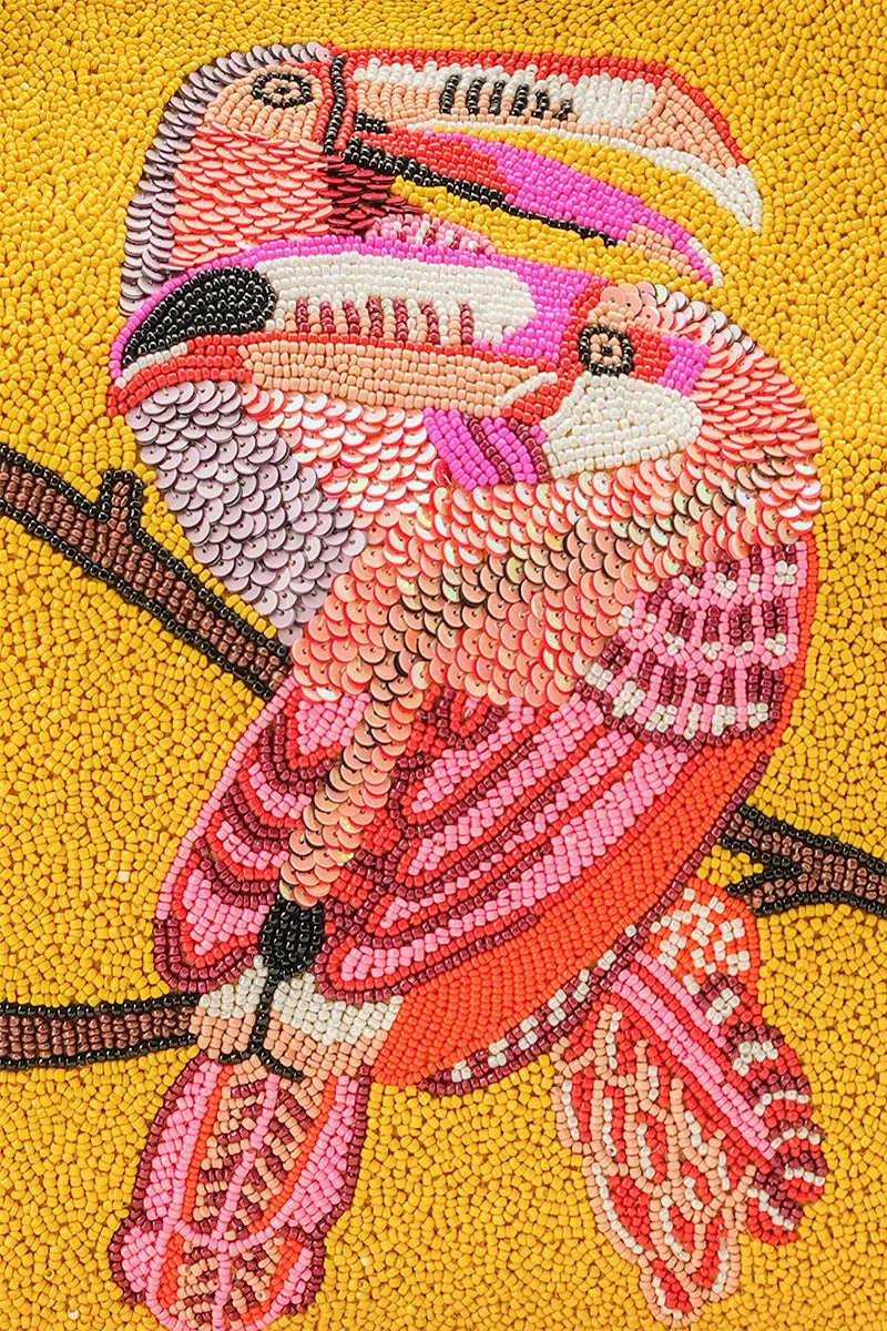 Tropical Toucan Handcrafted Oversized Tote sold by America & Beyond product image thumbnail 3