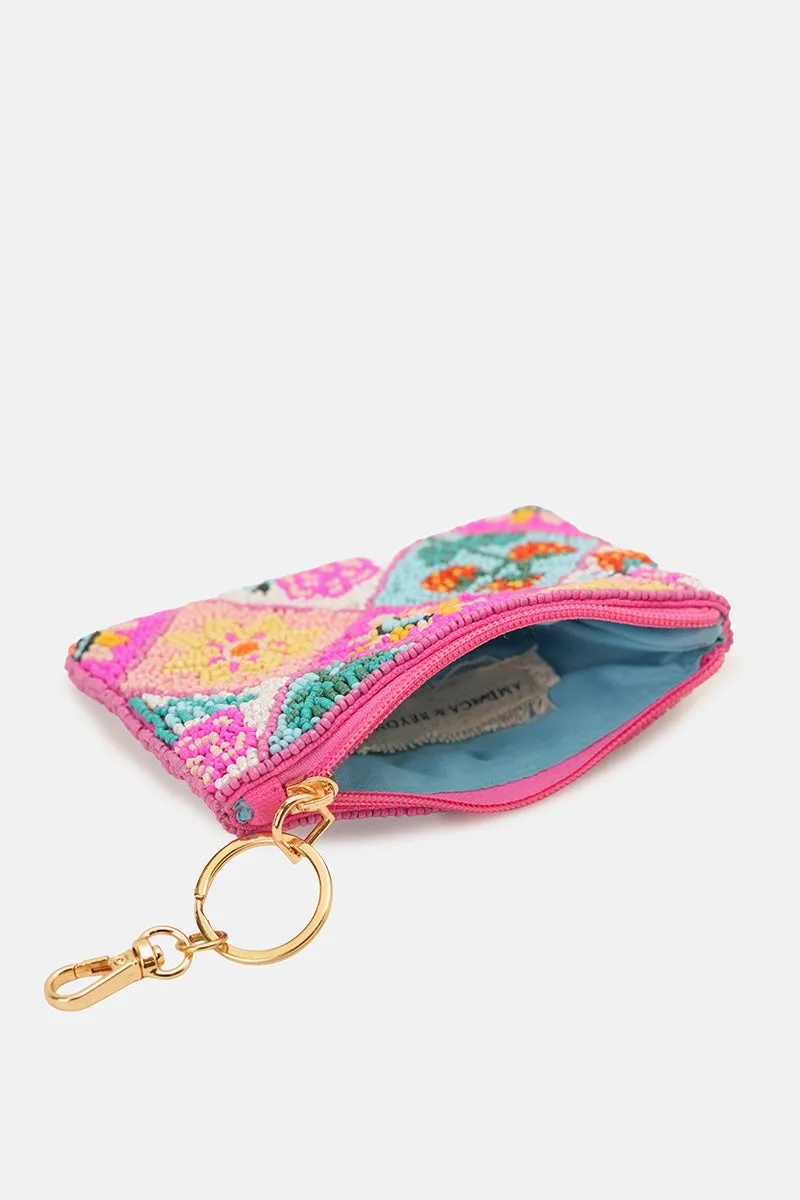 Midnight Galaxy Celestial Beaded Coin Pouch sold by America & Beyond product image thumbnail 3