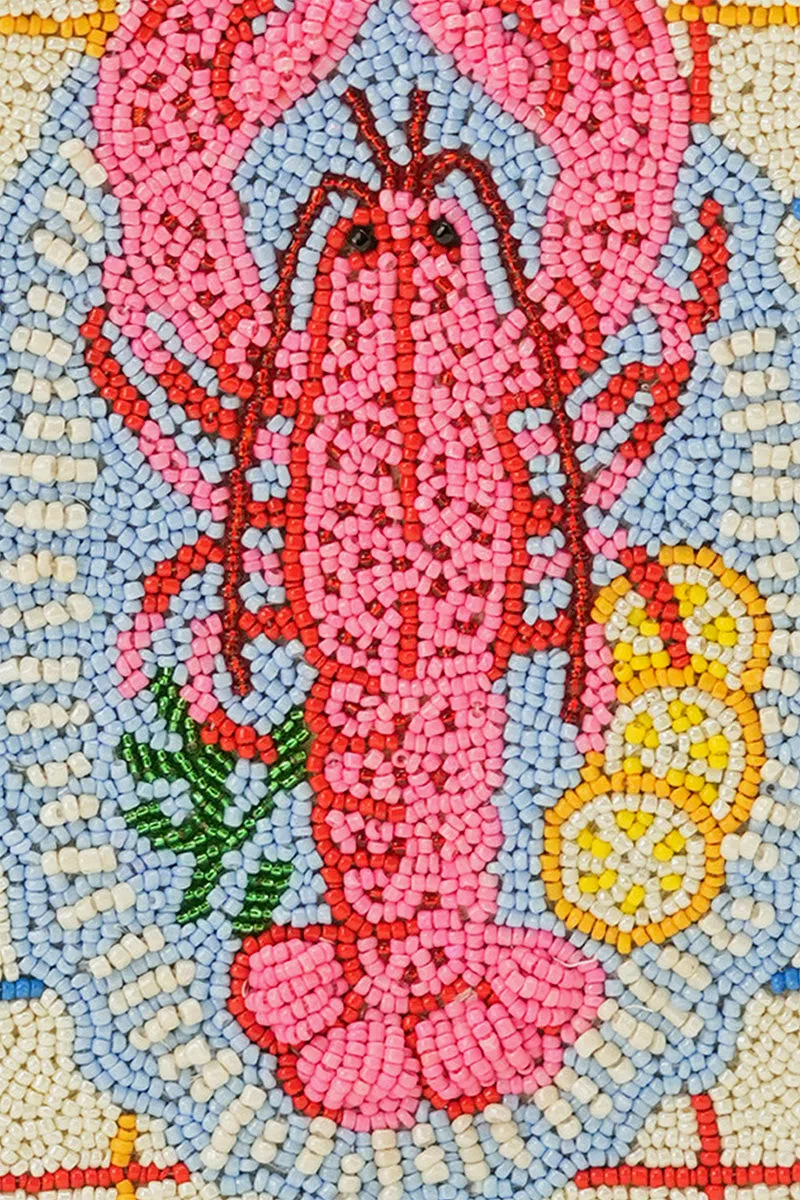 New England Lobster Beaded North South Crossbody Bag sold by America & Beyond product image thumbnail 3