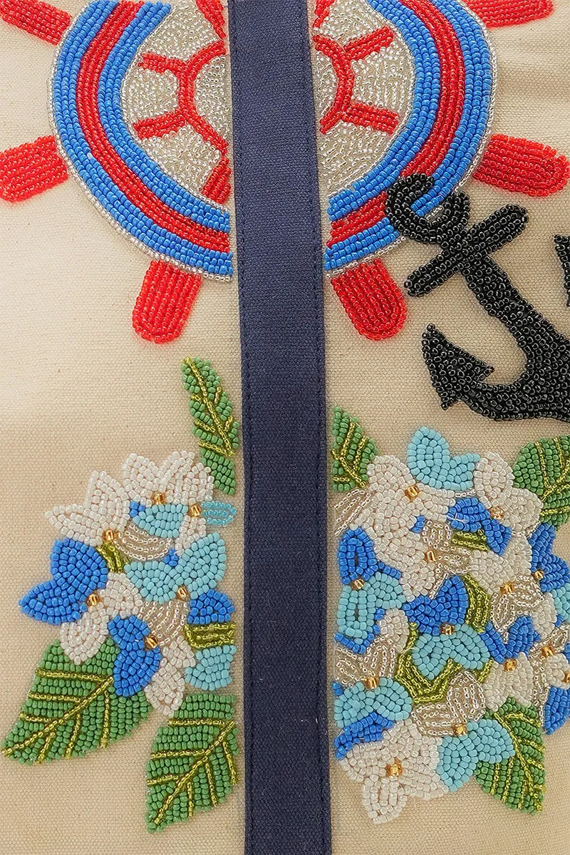 Hamptons Heritage Coastal Boat Tote sold by America & Beyond product image thumbnail 4