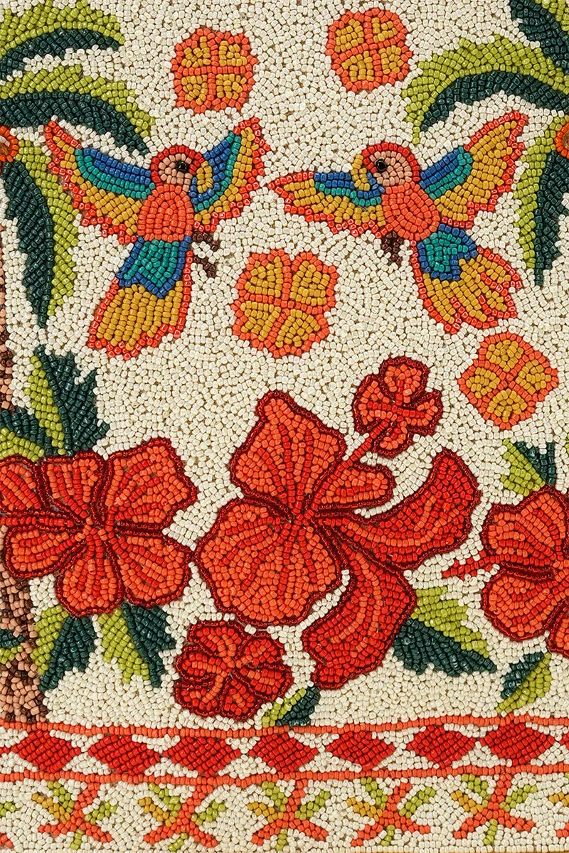 Rio Rhythm Vibrant Beaded Artisan Book Tote sold by America & Beyond product image thumbnail 3