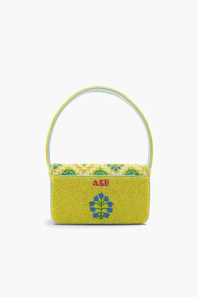 Mod Garden Geo Floral Beaded Shoulder Bag sold by America & Beyond product image thumbnail 5