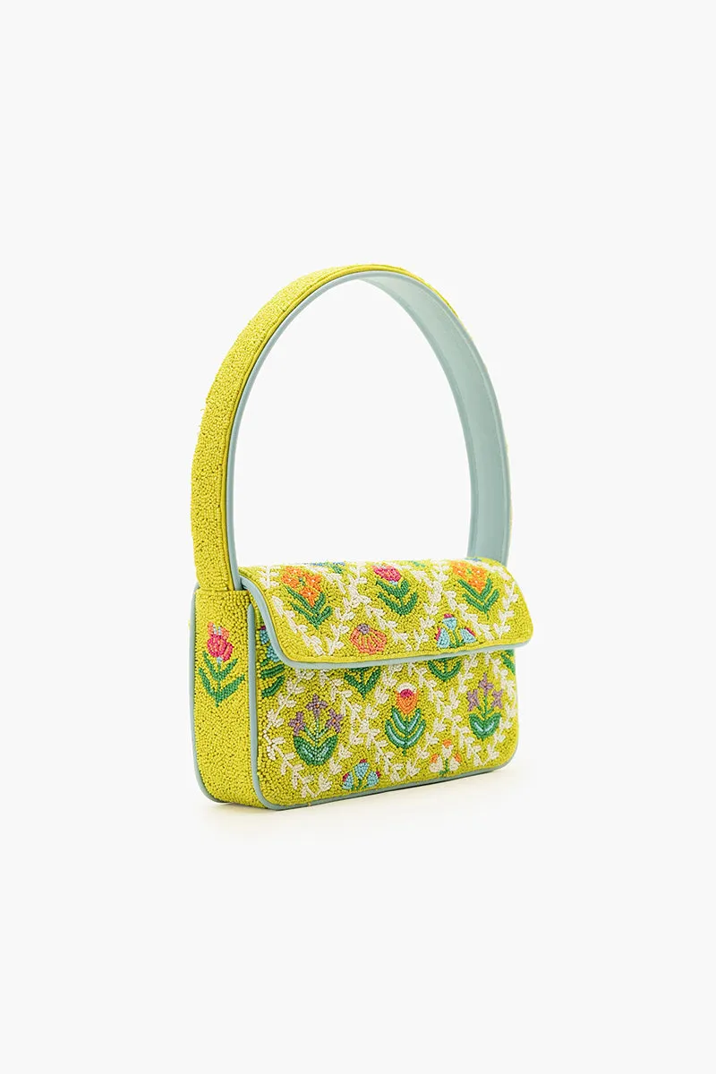 Mod Garden Geo Floral Beaded Shoulder Bag sold by America & Beyond product image thumbnail 4