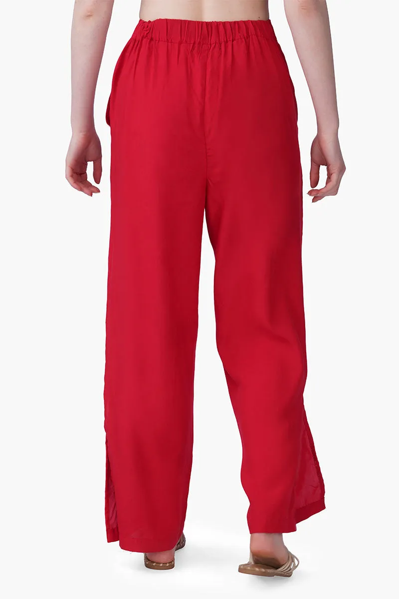 Rose Petal Scarlet Pants sold by America & Beyond product image thumbnail 5