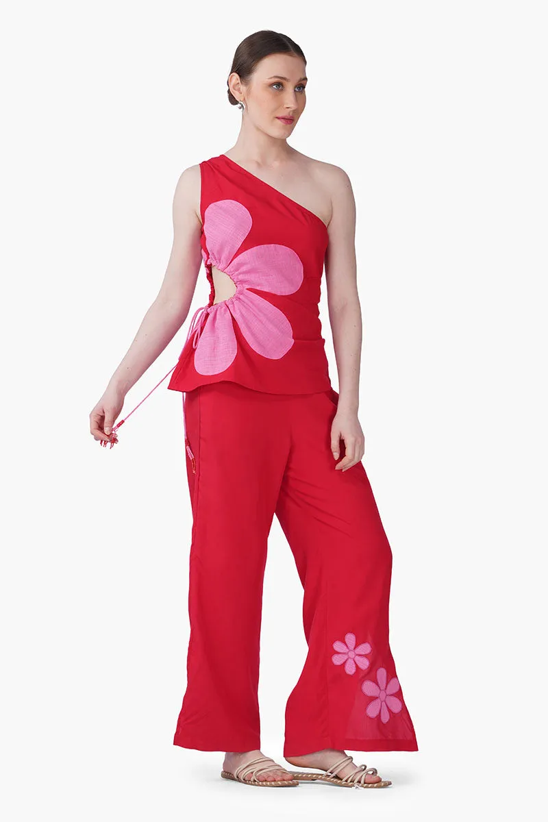 Rose Petal Scarlet Pants sold by America & Beyond product image thumbnail 2