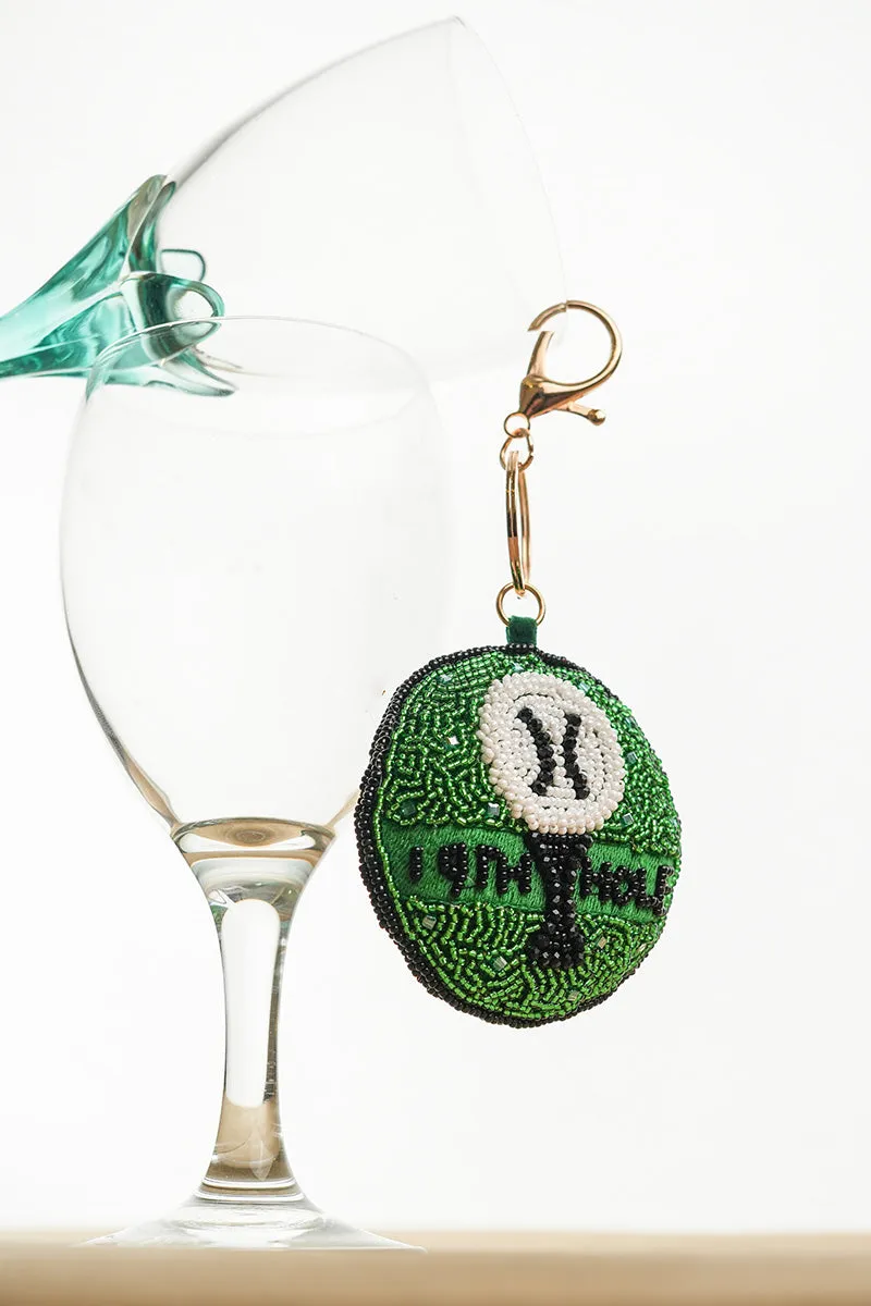 19th Hole Golf Hand-Beaded Boho Bag Charm sold by America & Beyond product image thumbnail 2