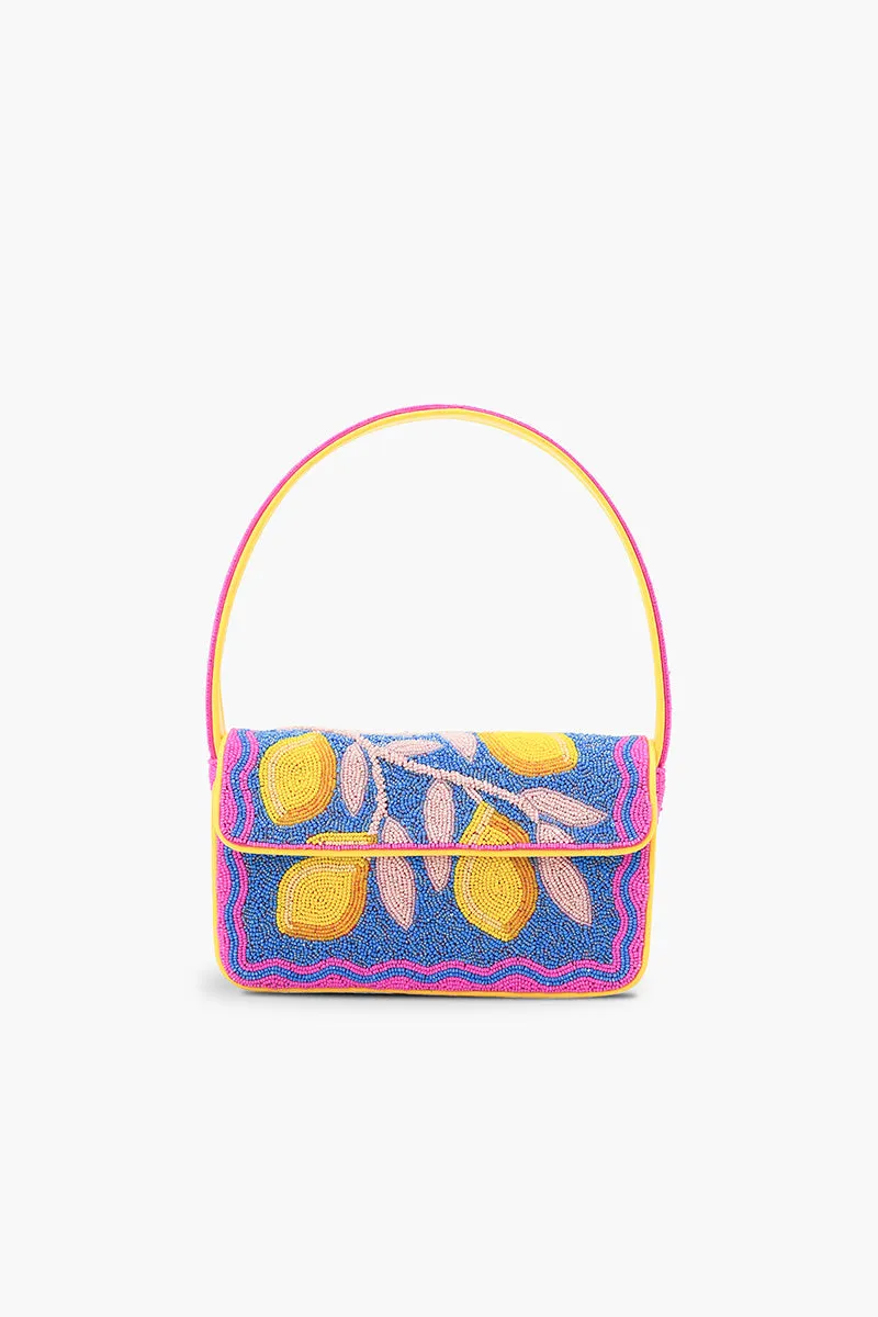 Limoncello Dream Hand-Beaded Shoulder Bag sold by America & Beyond