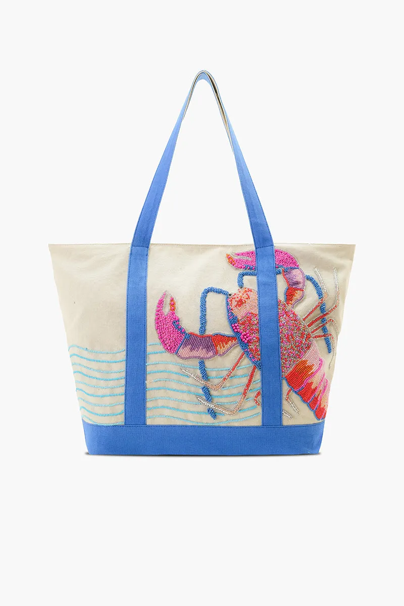 Rock Lobster Coastal Artisnal Boat Tote sold by America & Beyond product image thumbnail 2