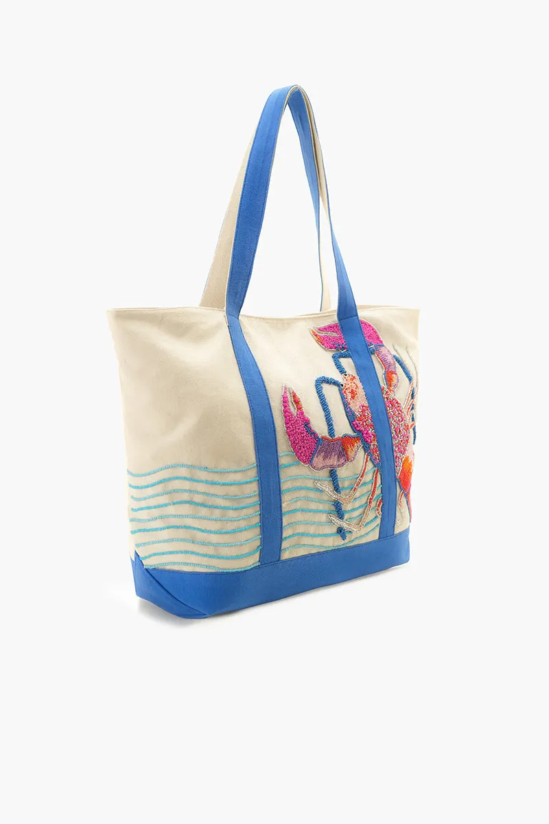 Rock Lobster Coastal Artisnal Boat Tote sold by America & Beyond product image thumbnail 4