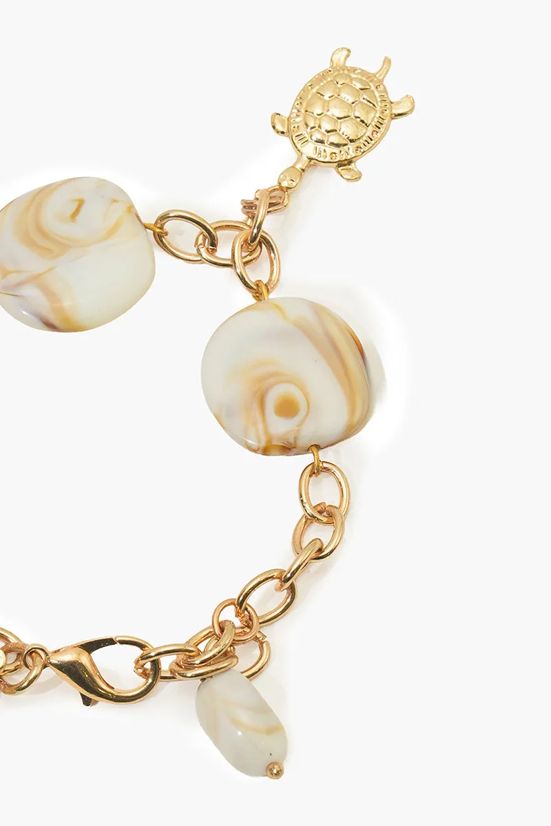 Sea Breeze Charms Artisanal Beaded Bracelet sold by America & Beyond product image thumbnail 2