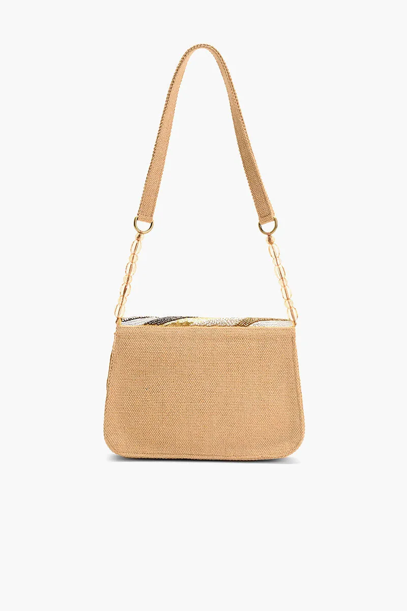 Beaded Shoulder Bag-Metallic sold by America & Beyond product image thumbnail 2