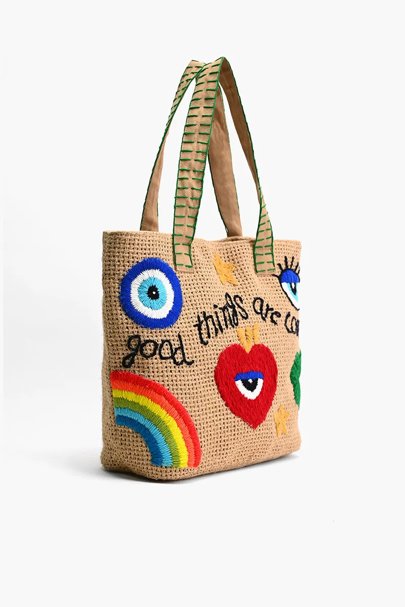 Good Things are Coming Positivity Tote sold by America & Beyond product image thumbnail 3