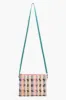 Fringed stripe Spring Top Zip Clutch sold by America & Beyond