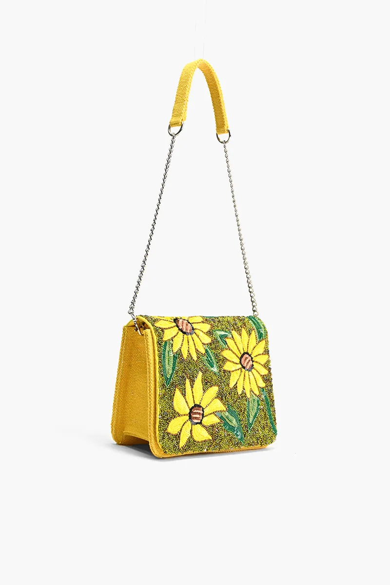 Joyful Blooms Sunflower Shoulder Bag sold by America & Beyond product image thumbnail 3