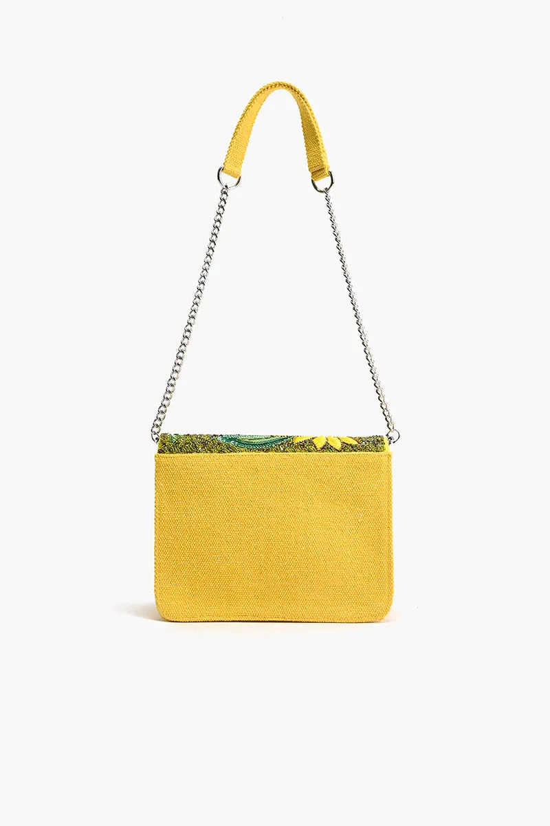 Joyful Blooms Sunflower Shoulder Bag sold by America & Beyond product image thumbnail 4