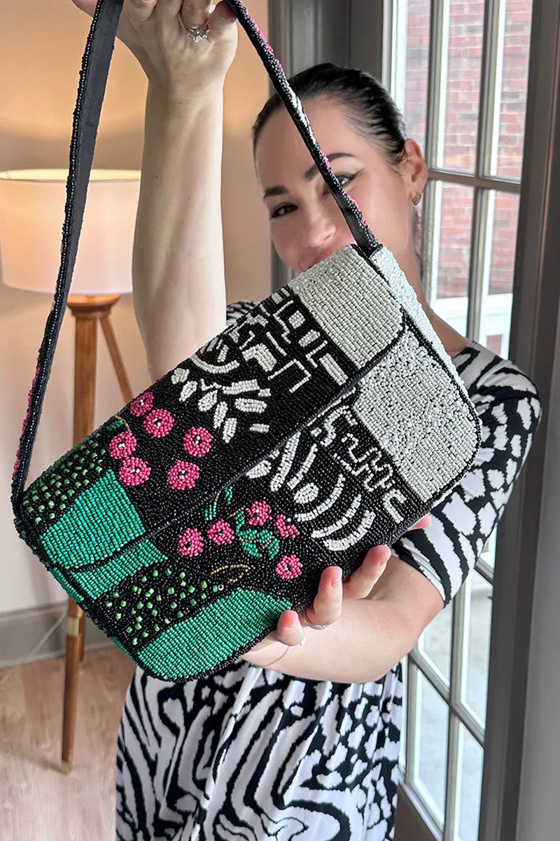 Enchanted Beaded Shoulder Bag sold by America & Beyond product image thumbnail 3