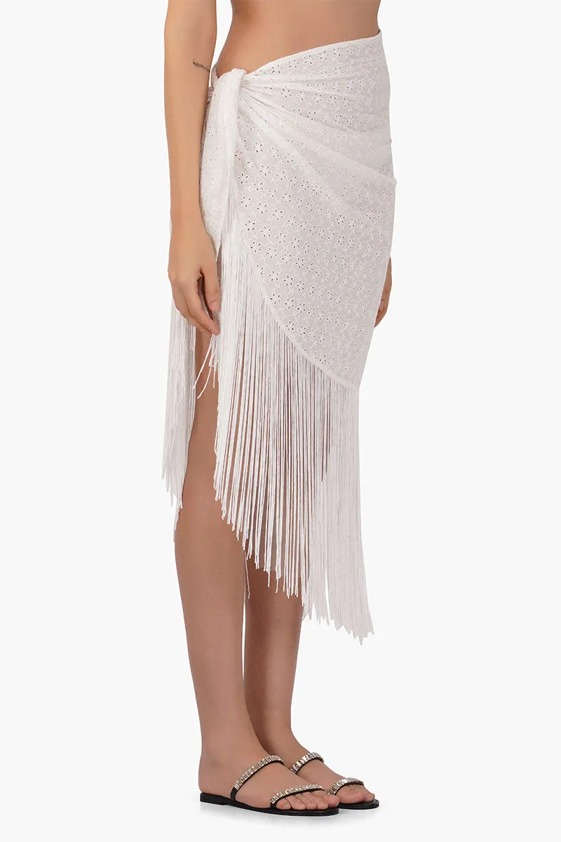 Pollo Fringe Wrap Skirt sold by America & Beyond product image thumbnail 3