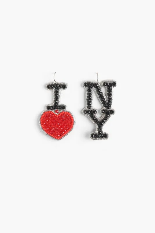 NY Beaded Earrings sold by America & Beyond