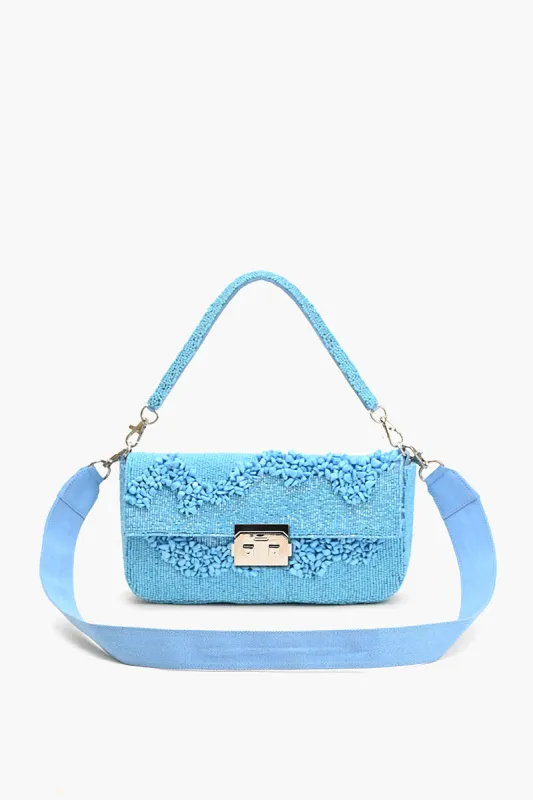 Azure Blue Skyline Shoulder Bag sold by America & Beyond