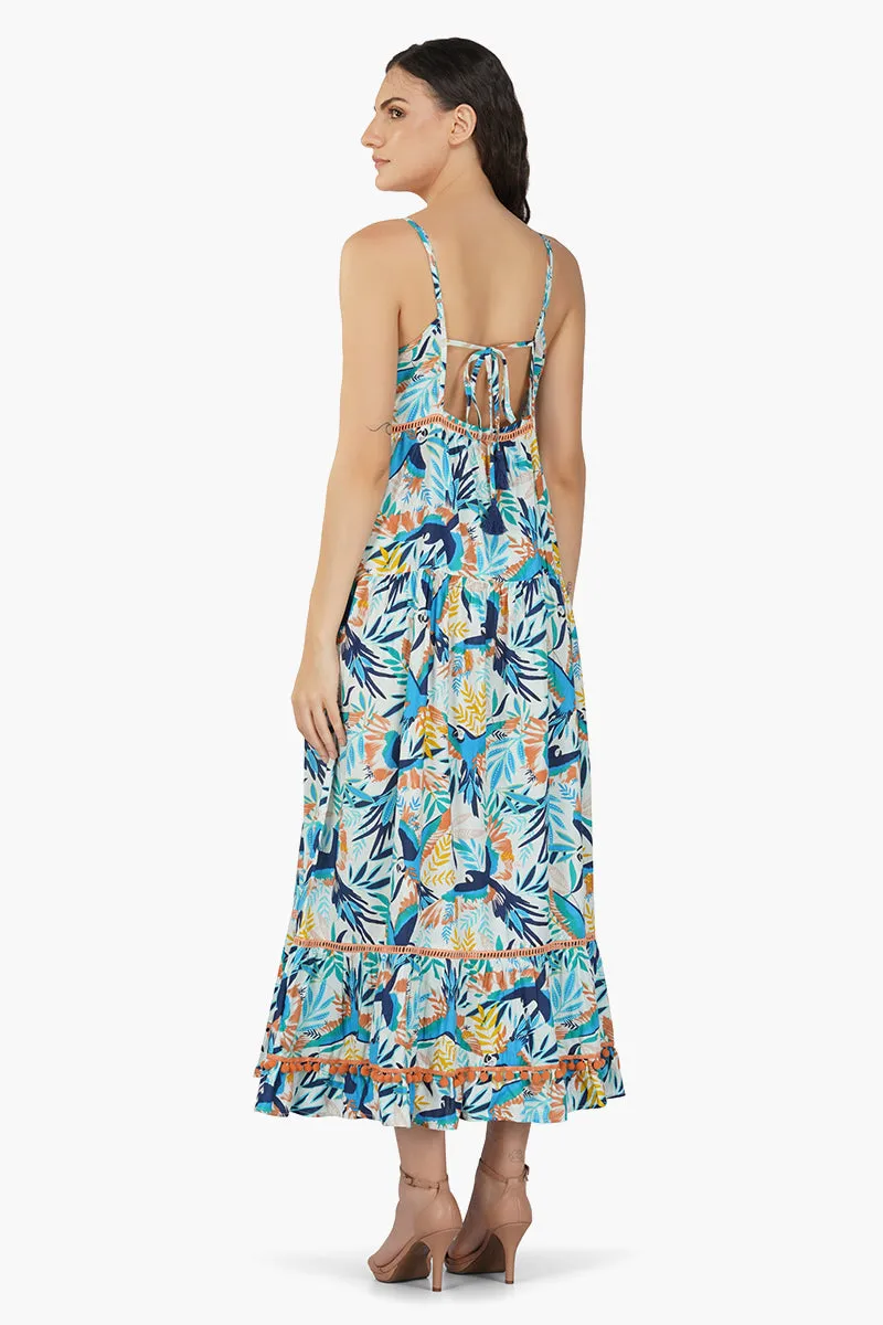 Alice Printed Maxi Dress sold by America & Beyond product image thumbnail 4