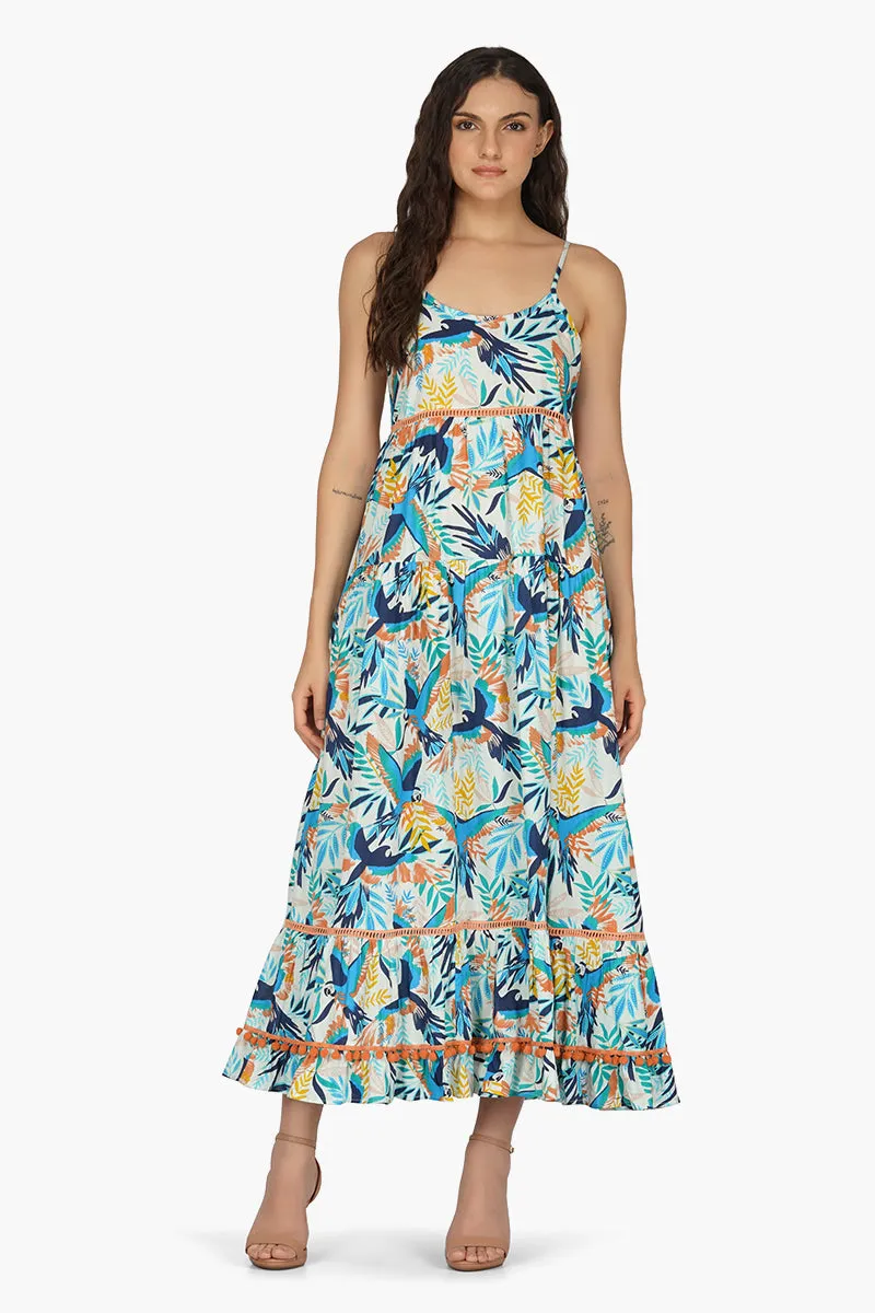Alice Printed Maxi Dress sold by America & Beyond