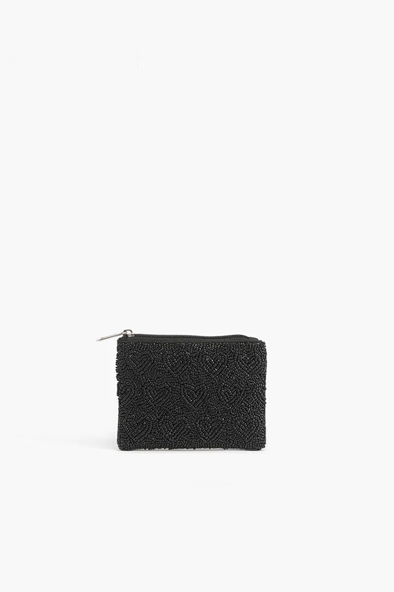 Black Heart Mini Pouches sold by America & Beyond