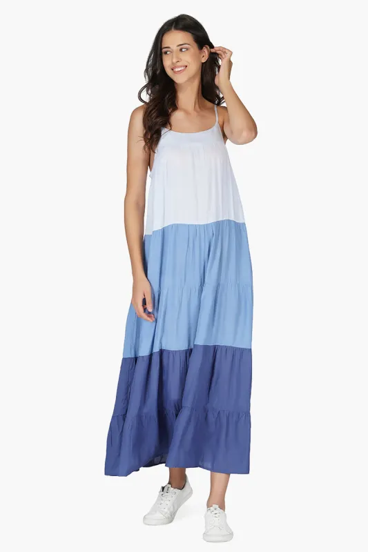 Victoria Tiered Maxi Dress sold by America & Beyond