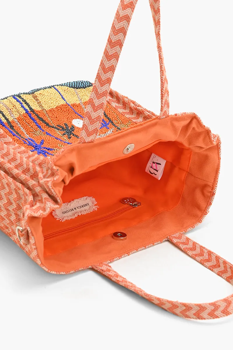 Miami Moonlit Palms Tote sold by America & Beyond product image thumbnail 5