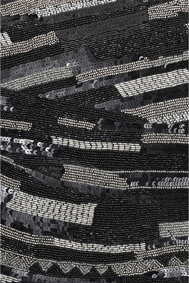 Black Luxe Embellished Tote sold by America & Beyond product image thumbnail 2