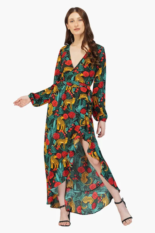 Jaguar Paradise Maxi Dress sold by America & Beyond