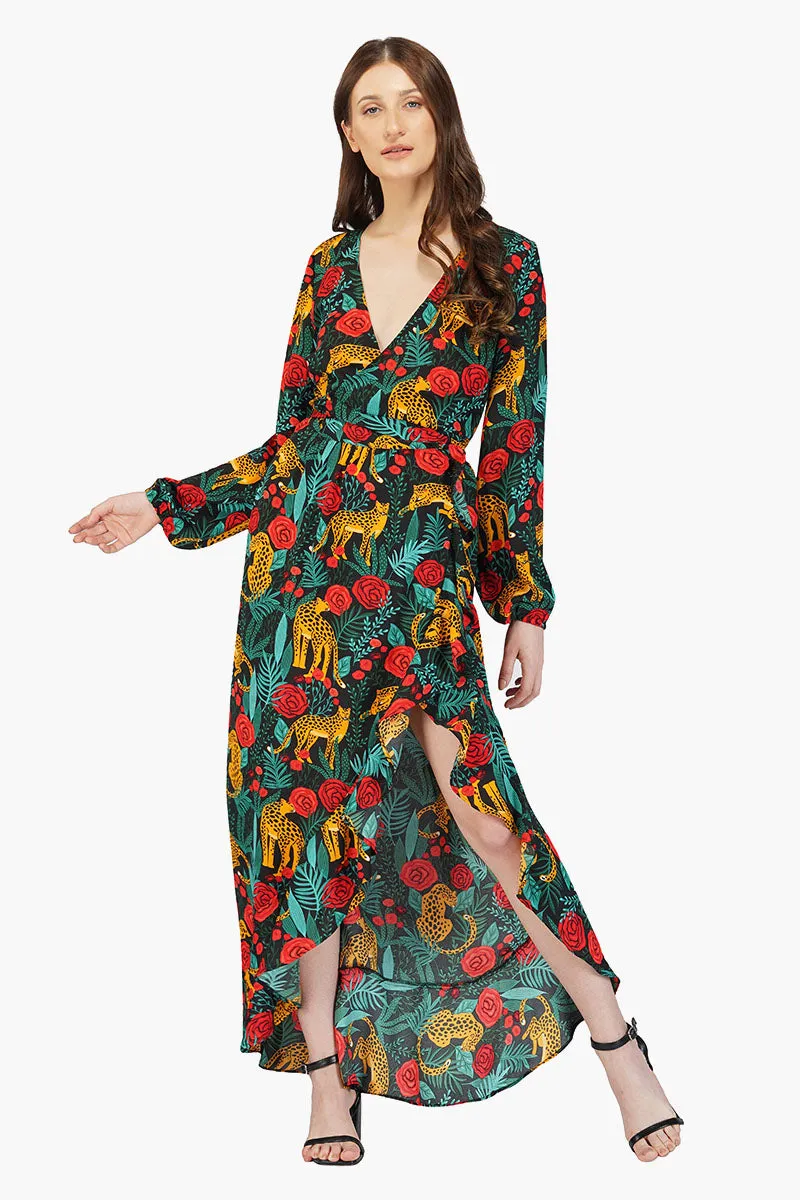 Jaguar Paradise Maxi Dress sold by America & Beyond