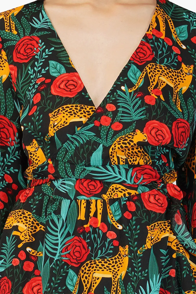 Jaguar Paradise Maxi Dress sold by America & Beyond product image thumbnail 5