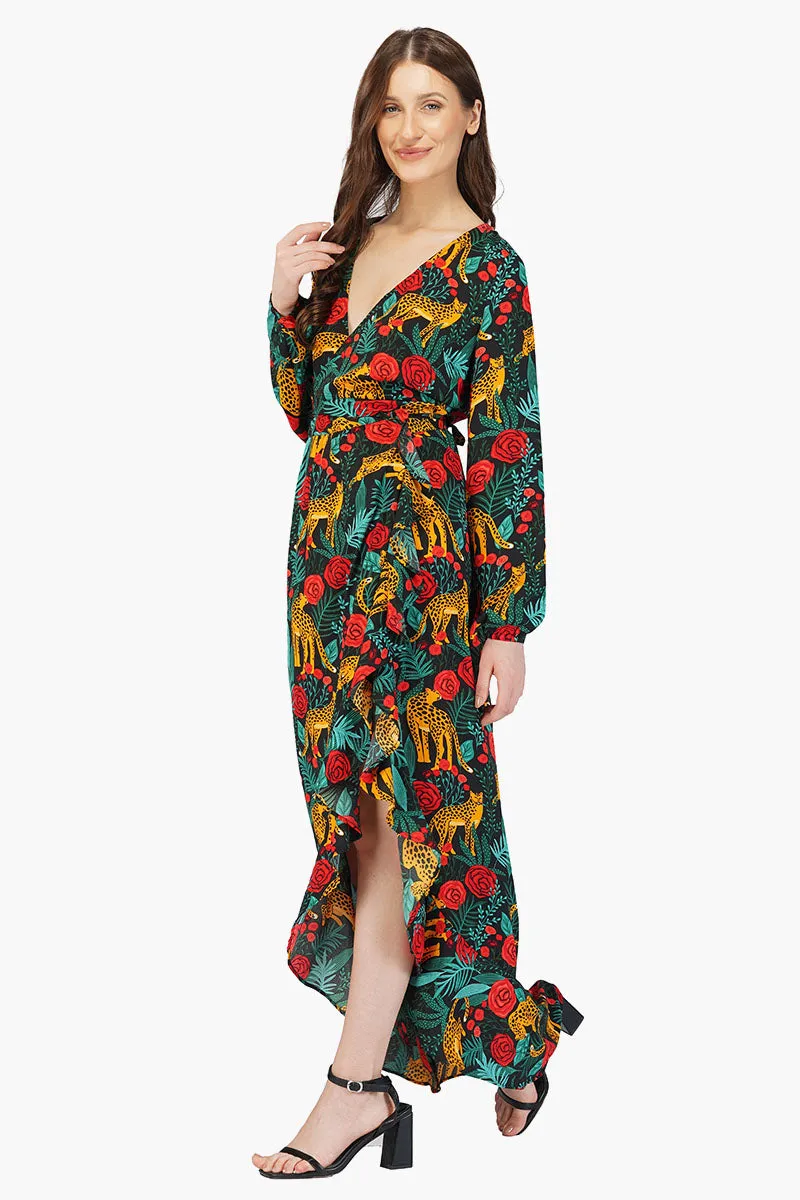 Jaguar Paradise Maxi Dress sold by America & Beyond product image thumbnail 3