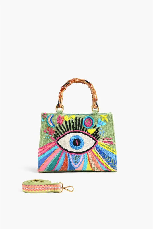 Groovy Evil Eye Handbag sold by America & Beyond