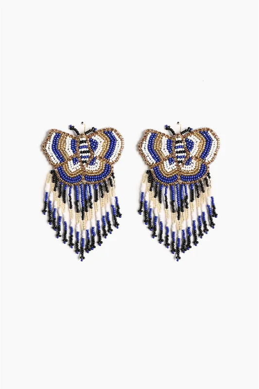 Midnight Butterfly Earrings sold by America & Beyond