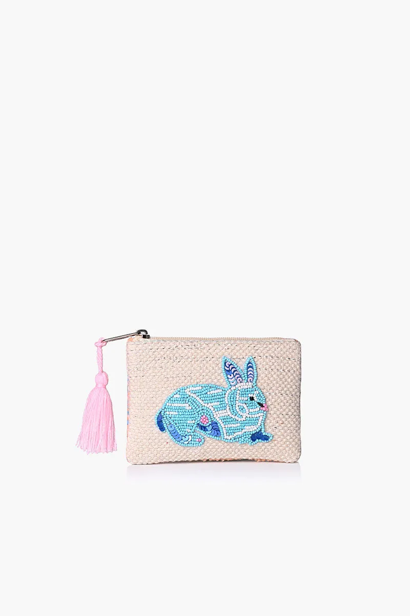 Bunny Bliss Embellished Mini Pouches sold by America & Beyond