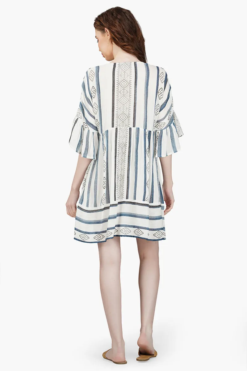 Gianna Striped Short Dress sold by America & Beyond product image thumbnail 5