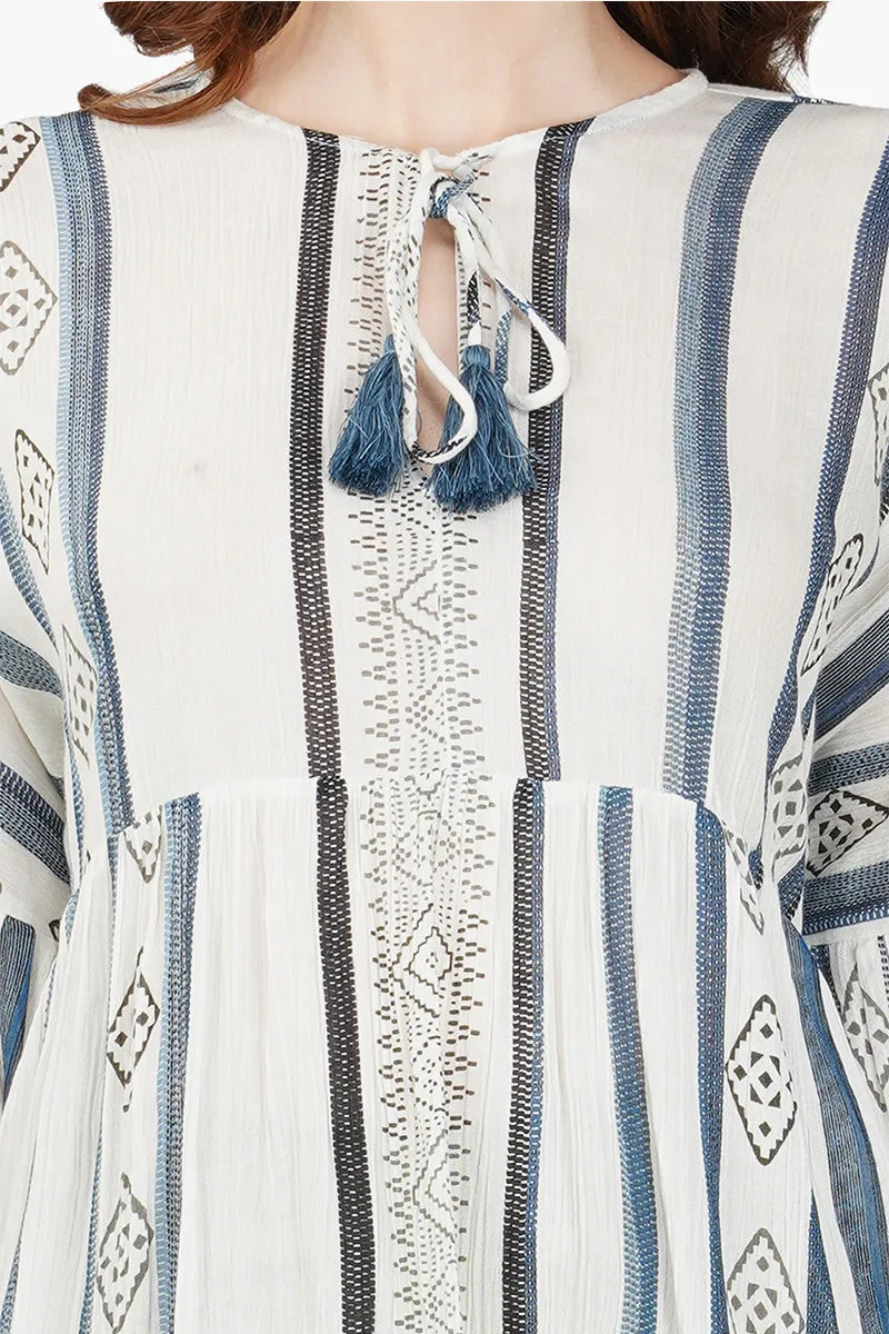 Gianna Striped Short Dress sold by America & Beyond product image thumbnail 4