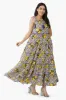 Citrus Lemon Maxi Dress sold by America & Beyond