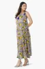 Citrus Lemon Maxi Dress sold by America & Beyond