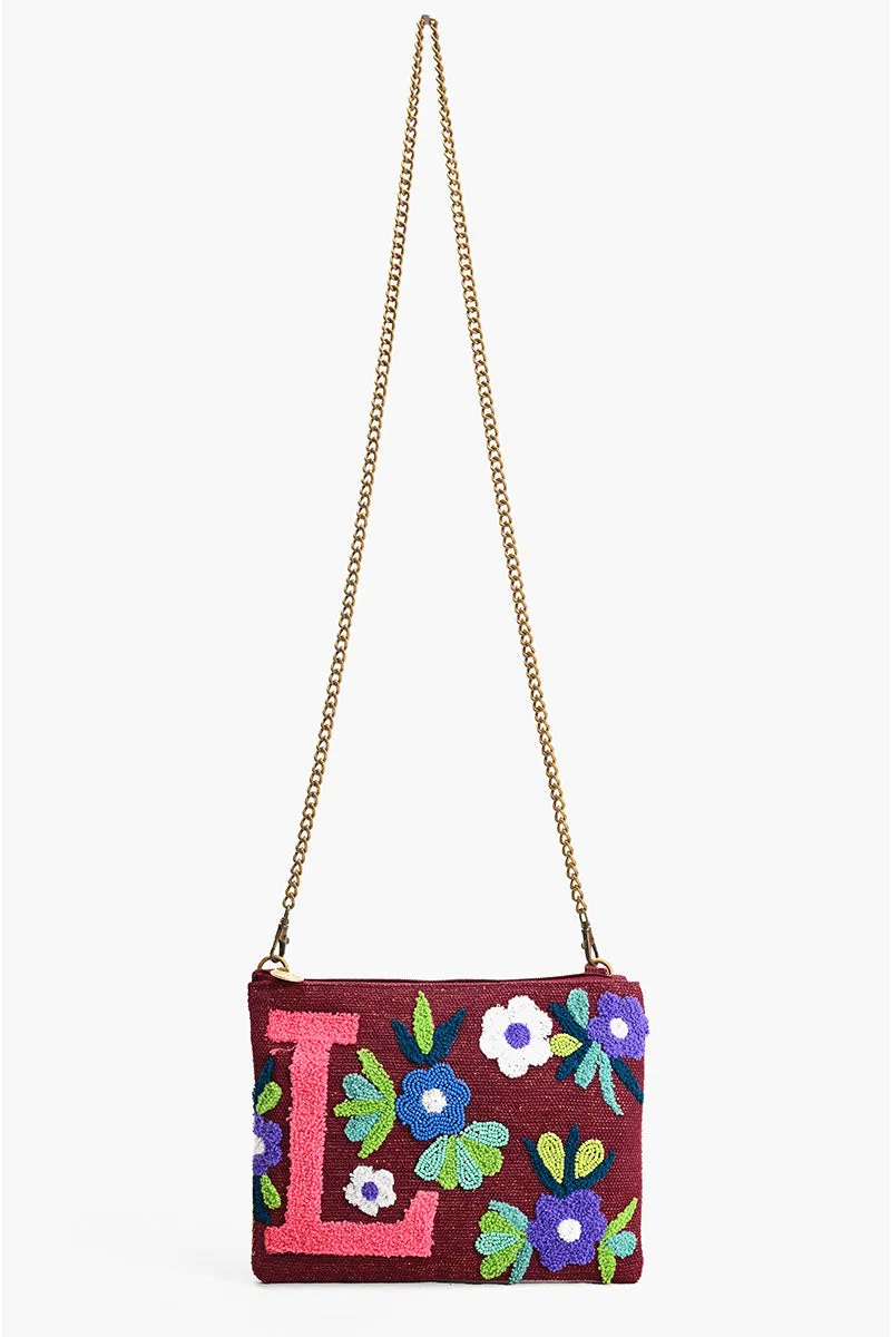 L Floral Crossbody Bag sold by America & Beyond product image thumbnail 2