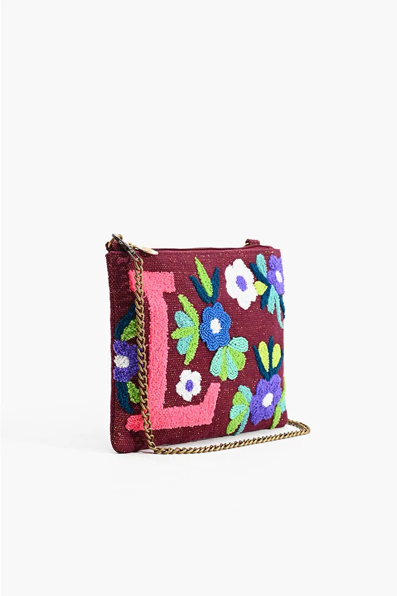 L Floral Crossbody Bag sold by America & Beyond product image thumbnail 4