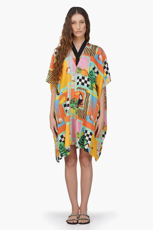 Barbara Toucan Printed Cover Up sold by America & Beyond