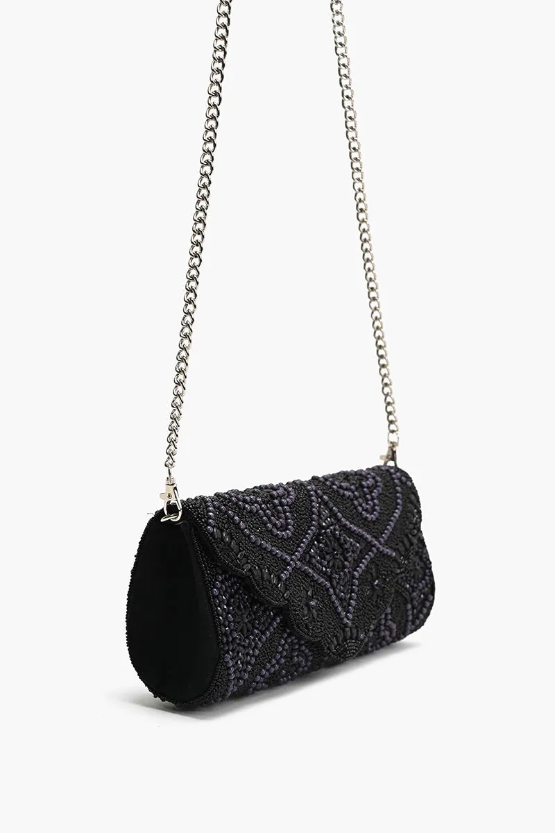 Starlight Embellished evening Clutch sold by America & Beyond product image thumbnail 5